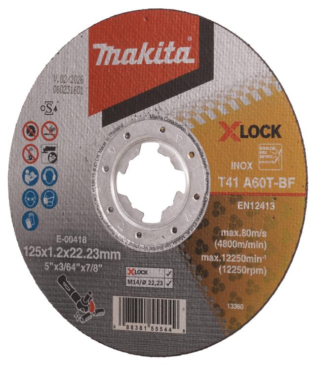 Makita Skæreskive x-lock 125mm