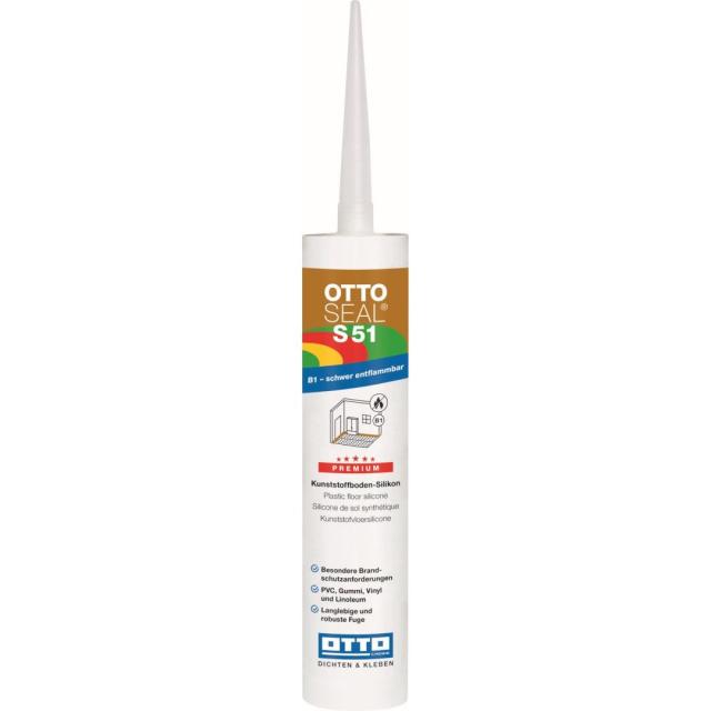 Otto Seal Gulvfuge/Silikone S51 C1062 - Blassbraun - 310 ml